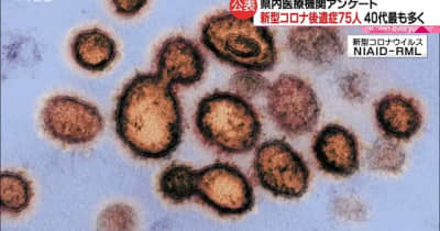 新型コロナウイルス後遺症７５人に上る　山形県が実態調査