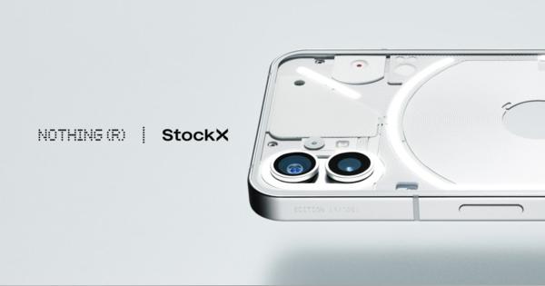 テクノロジーブランド「Nothing」初のスマートフォンが公開、StockXで先行発売