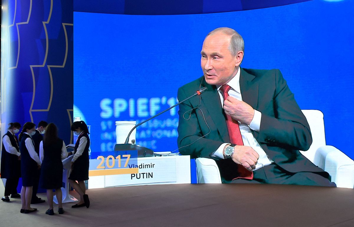 欧米制裁「うまくいかず」　プーチン氏、対決姿勢強調―ロシア：時事ドットコム