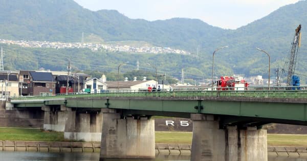 太田川放水路に女性遺体　広島市西区