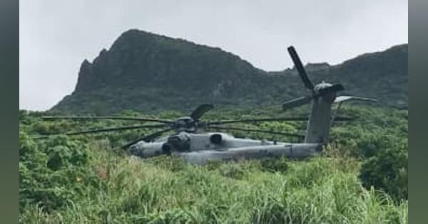 米軍ヘリの着陸相次ぐ　与論空港、沖縄・辺戸岬で