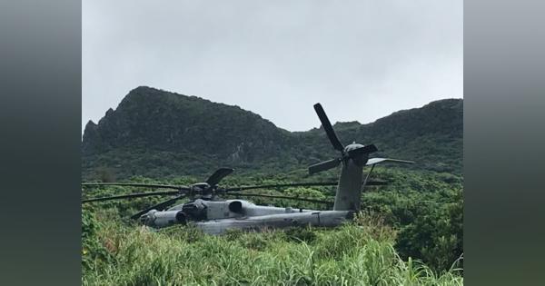 【速報】辺戸岬近くにCH53ヘリが一時着陸　米軍「予防着陸」　沖縄・国頭村