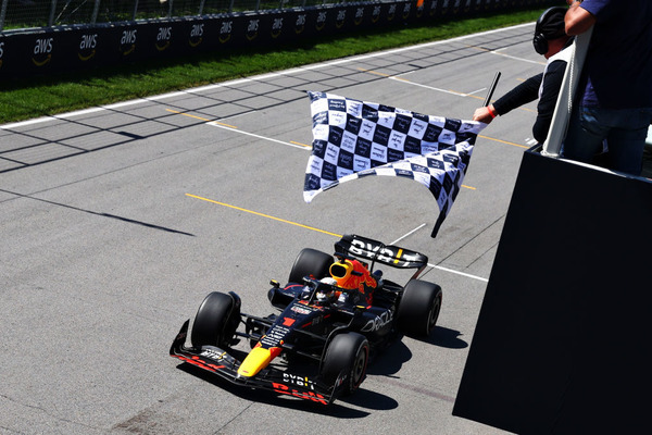 【F1 カナダGP】フェルスタッペンがサインツの猛追を制して今季6勝目