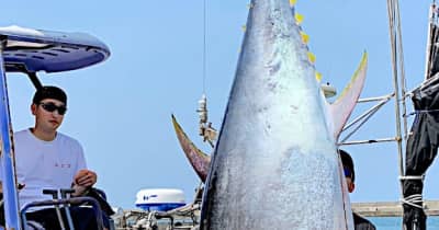 134キロ“一本釣り”　吉田さん「必死だった」