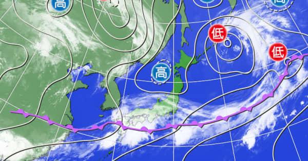 梅雨前線北上　西日本では大雨に警戒を