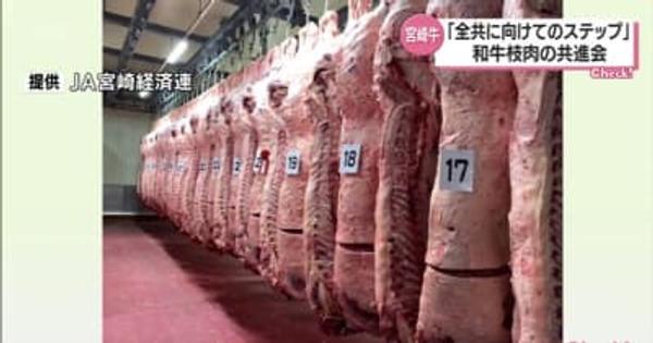 宮崎県産和牛枝肉の品質を競う共進会