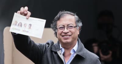 コロンビア大統領選、グスタボ・ペトロ氏が勝利