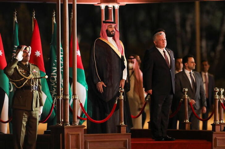 サウジのムハンマド皇太子、ヨルダン国王と会談　新規投資に期待の声