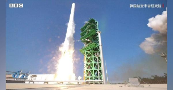 韓国産ロケット、人工衛星の軌道投入に初成功　2回目の挑戦で