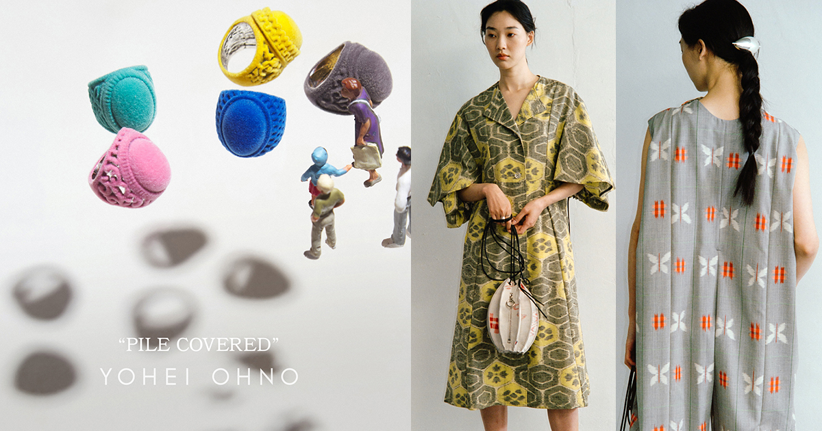「ヨウヘイ オオノ」が着物の反物を生かした一点物プロジェクトでポップアップを開催