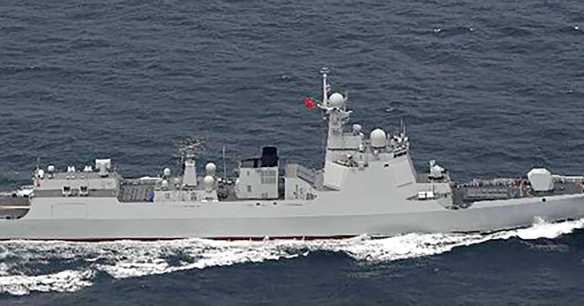 中国海軍艦艇６隻が太平洋へ