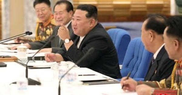 北朝鮮が党軍事委拡大会議、金総書記は前線部隊強化の重要性強調