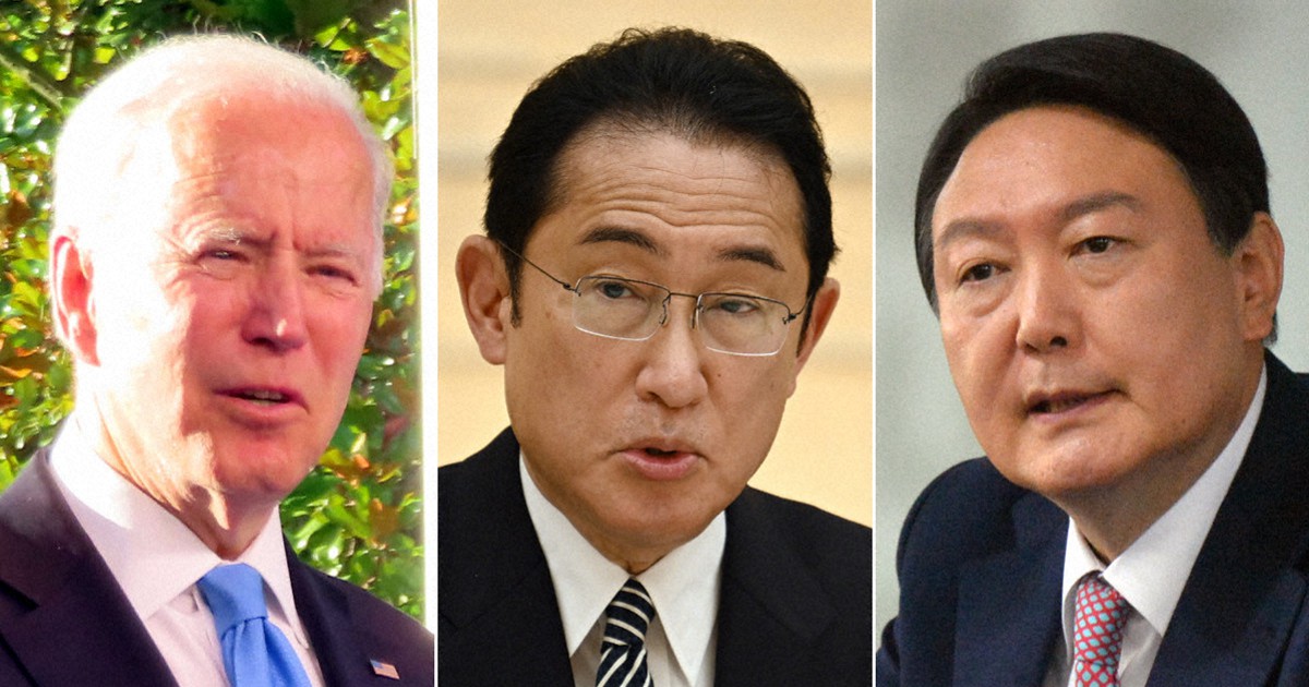 日米韓首脳会談の開催を調整中　北朝鮮への対応、主要議題か