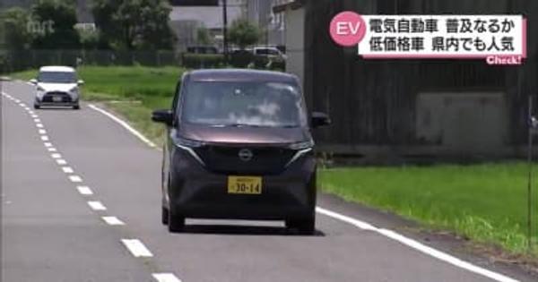 ＥＶ・電気自動車普及は進むのか　 低価格ＥＶが宮崎県内でも販売好調