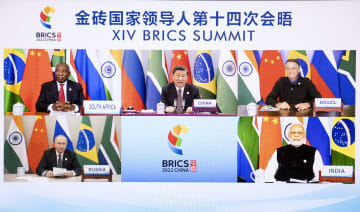 中国、途上国の団結呼びかけ　BRICS拡大会合を開催
