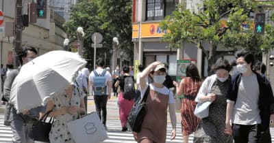 千葉県内、今年初の猛暑日　横芝光で35.0度　香取・成田は6月史上最高気温に　12地点で30度超え