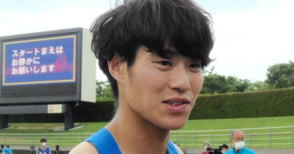 坂井隆一郎　10秒02で世界選手権代表に内定「9秒台は今年、来年ぐらいには」