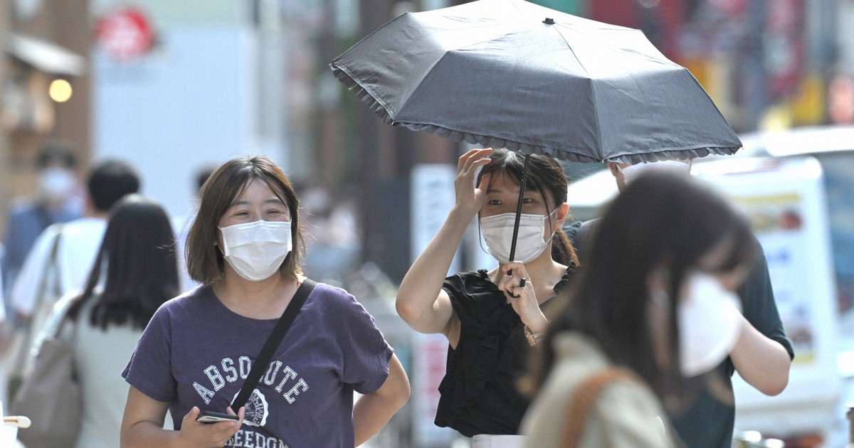 各地で猛暑続く　東京・千代田区で36.2度、6月の最高気温に並ぶ
