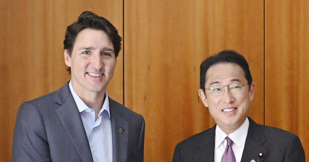 首相、カナダ首相やＥＵ大統領と相次ぎ会談