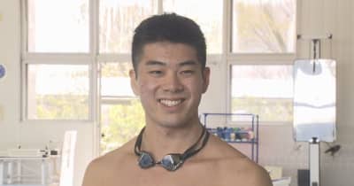 水泳・世界選手権で銀メダル　水沼尚輝選手がハンガリーから帰国