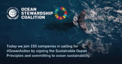 日本郵船／国連の持続可能な海洋原則に賛同