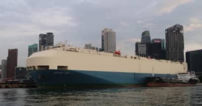商船三井／シンガポールで自動車船へのバイオ燃料供給に成功
