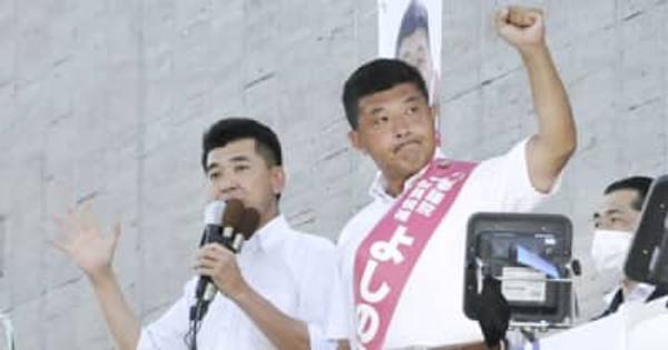 芳野氏への支持呼びかけ、泉立民代表が伊勢で街頭演説　参院選三重選挙区