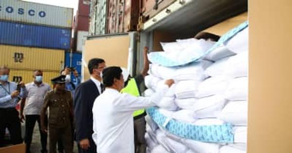 中国、スリランカに緊急食糧支援