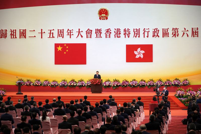 中国国家主席、「一国二制度」維持強調　香港返還25年