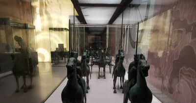 シルクロード文化財展に後漢最大規模の儀仗俑　広東省博物館