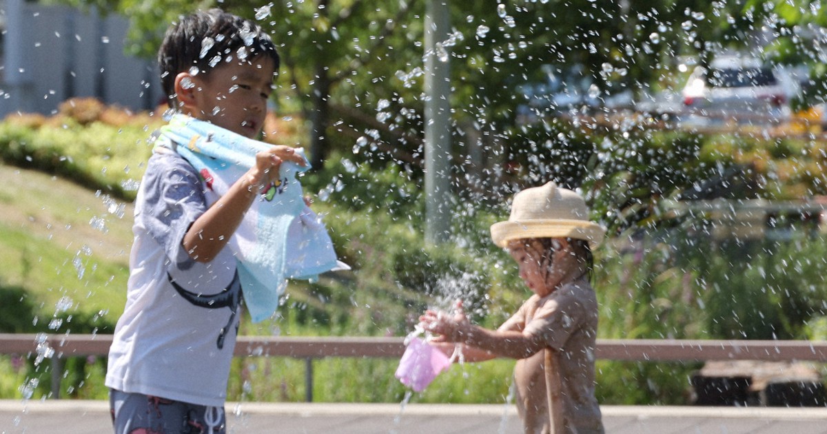 岐阜県多治見市で40.0度、23都県に熱中症警戒アラート