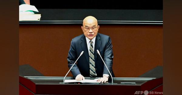 香港の自由と民主主義は「消えた」 台湾首相