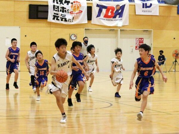 県ミニバスケットボール選手権　7月3日の試合結果