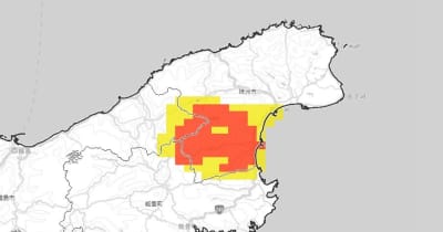 石川・珠洲市などに大雨警報 地震で土砂災害の危険高まる