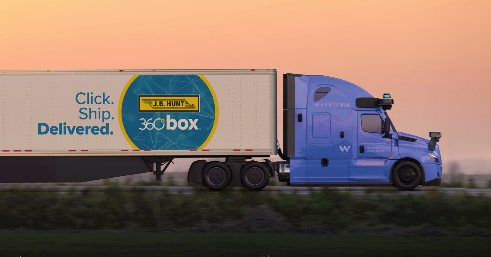 Google系Waymo、自動運転トラックで家具配送
