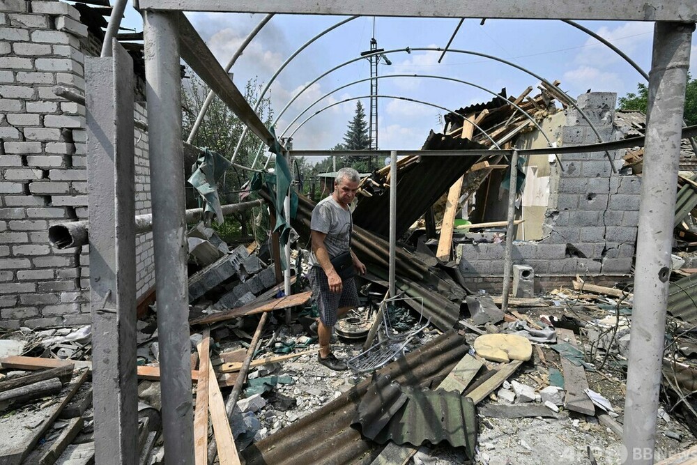 ウクライナ東部スラビャンスクに「大規模砲撃」 市長