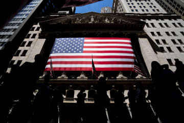 NY株反落、129ドル安　景気後退への警戒感で