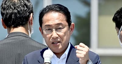 岸田首相「物価高対策、政府の責任で」　青森、弘前市で演説