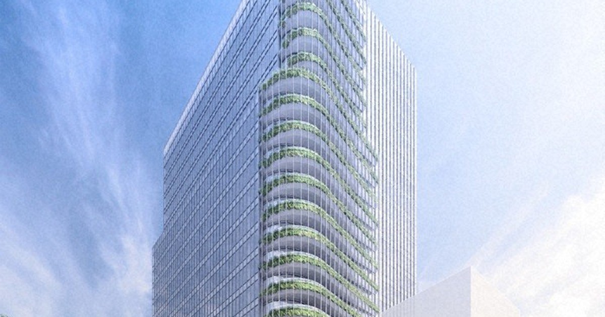 福岡・天神に113mの新ビル　住生と福岡地所　25年5月完成予定