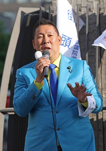 「受信料無償に」　ＮＨＫ党の立花党首が札幌で演説