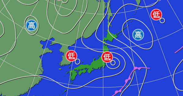 西日本～東海　局地的な大雨に注意・警戒