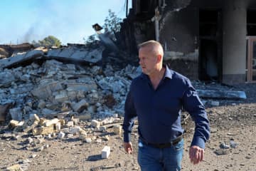 ヘルソンのロシア弾薬庫を破壊　ウクライナ、南部で反撃
