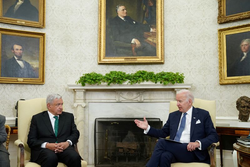 バイデン氏、メキシコ大統領と会談　移民問題「米州半球の課題」と認識