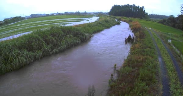 宮城・大崎、大江川と田尻川が氾濫