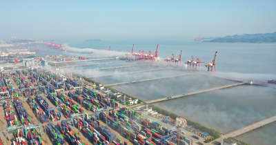 世界のコンテナ港トップ10、中国の7港湾がランクイン