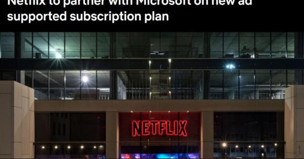 Netflix、広告付き低価格サブスクでMicrosoftと提携