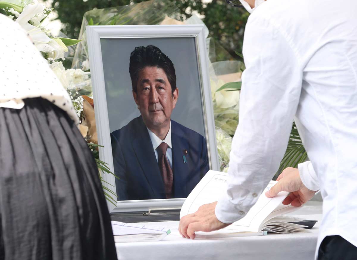 安倍氏追悼、８月に国会演説　首相経験者登壇か―自民調整