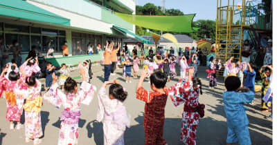 六ツ川南白ゆり 園児　七夕文化を享受 歌、踊りで伝統学ぶ　横浜市南区