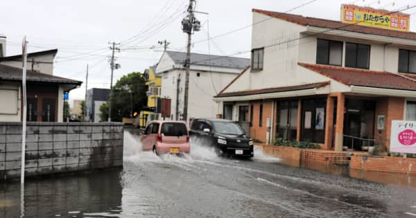 宮城・登米　床上浸水が13棟、東和町嵯峨地区で断水