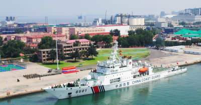 中国海警局艦艇が北太平洋へ　漁業法執行パトロール